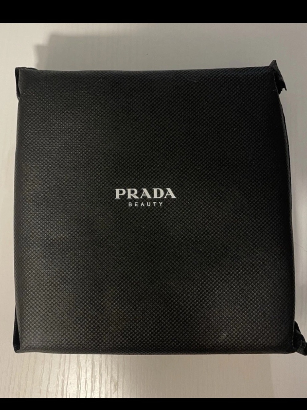 Prada Beauty Paradoxe Black & Pink Rectangle Square Vanity Makeup Cases Set of 2 - Picture 8 of 9